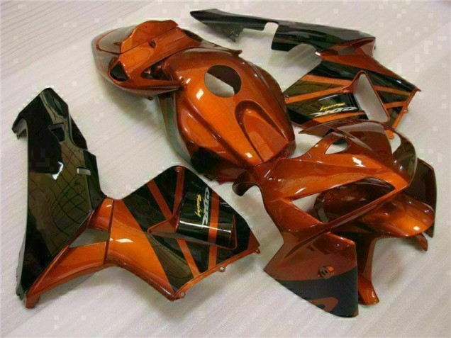 Cheapest 2005-2006 Orange Black Honda CBR600RR Bike Fairings