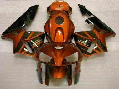Cheapest 2005-2006 Orange Black Honda CBR600RR Bike Fairings