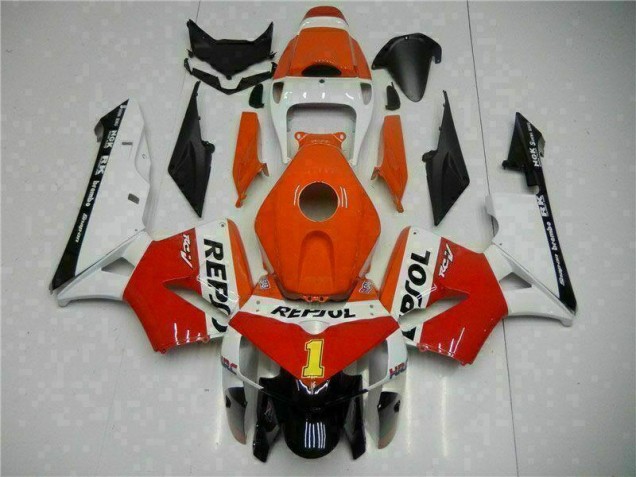 Cheapest 2005-2006 Orange Repsol Honda CBR600RR Bike Fairing Kit