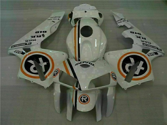 Cheapest 2005-2006 White Repsol Honda CBR600RR Motorcycle Bodywork