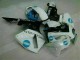 Cheapest 2005-2006 White Blue Honda CBR600RR Motorcyle Fairings
