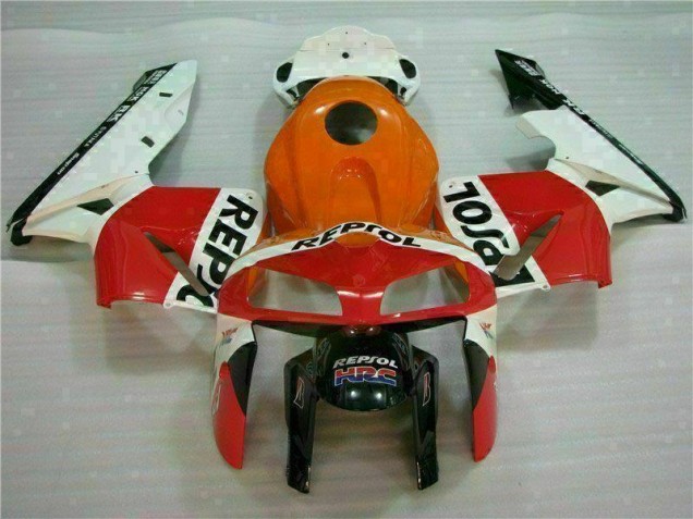 Cheapest 2005-2006 Orange Black Repsol Honda CBR600RR Motorcycle Bodywork