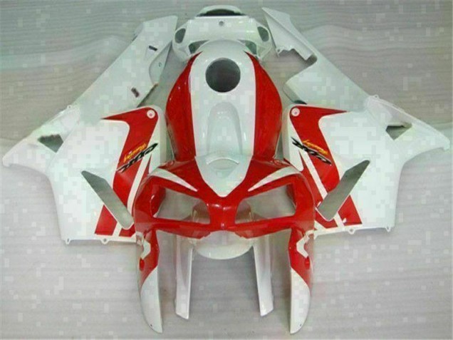 Cheapest 2005-2006 Red White Honda CBR600RR Motor Fairings