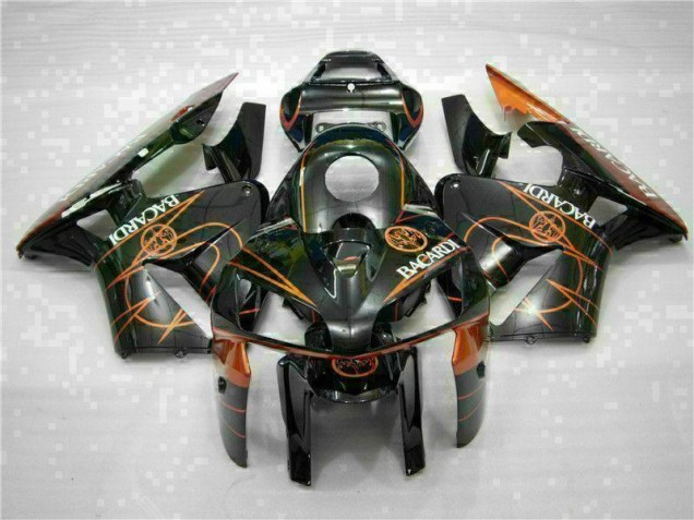 Cheapest 2005-2006 Black Orange BACARDI Honda CBR600RR Motorcycle Fairing