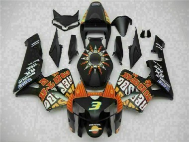 Cheapest 2005-2006 Black Honda CBR600RR Motorbike Fairing