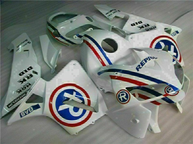 Cheapest 2005-2006 White Honda CBR600RR Bike Fairings