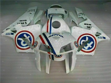 Cheapest 2005-2006 White Honda CBR600RR Bike Fairings