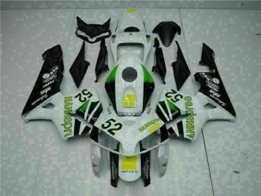 Cheapest 2005-2006 White Yellow Green 52 Honda CBR600RR Motorcycle Bodywork
