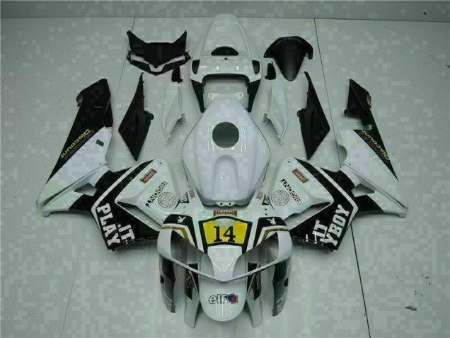 Cheapest 2005-2006 White Playboy 14 Honda CBR600RR Motorcycle Replacement Fairings