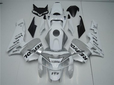 Cheapest 2005-2006 White Silver Black Repsol Honda CBR600RR Motorbike Fairing