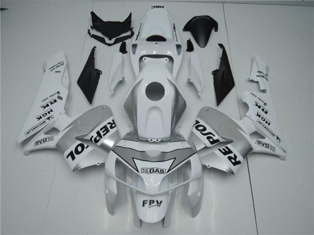 Cheapest 2005-2006 White Silver Black Repsol Honda CBR600RR Motorbike Fairing