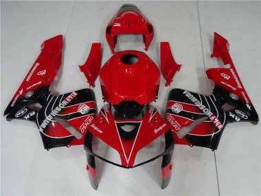 Cheapest 2005-2006 Red Black Honda CBR600RR Motorcycle Fairing Kit