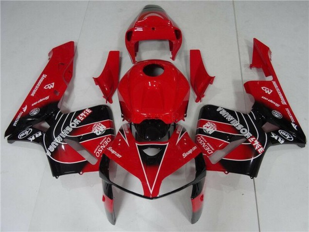 Cheapest 2005-2006 Red Black Honda CBR600RR Motorcycle Fairing Kit