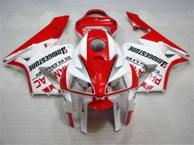 Cheapest 2005-2006 Red White Honda CBR600RR Bike Fairings