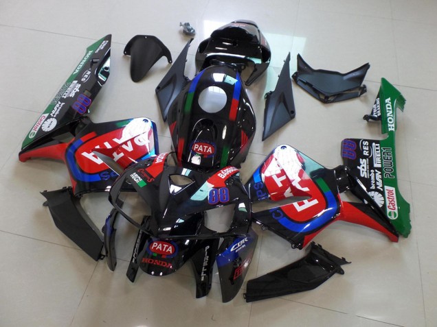 Cheapest 2005-2006 Black Red Pata Honda CBR600RR Motorbike Fairings