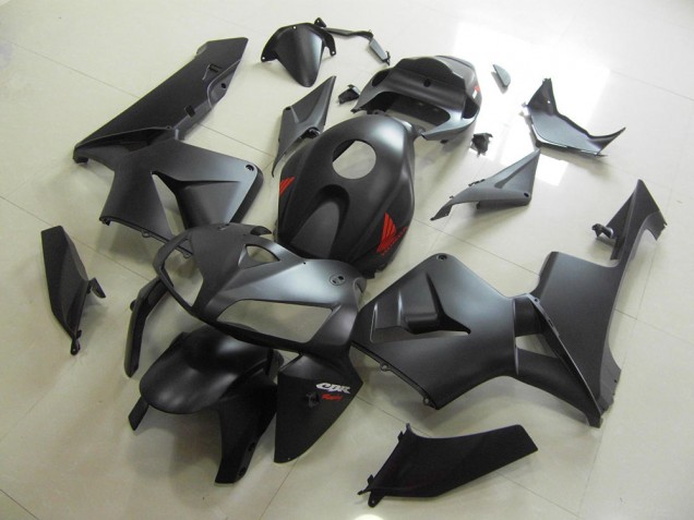 Cheapest 2005-2006 Black Red Honda CBR600RR Replacement Fairings