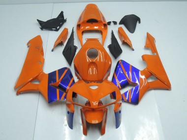 Cheapest 2005-2006 Orange Blue Honda CBR600RR Motorcycle Fairings Kit