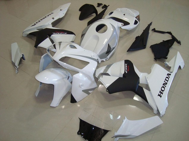 Cheapest 2005-2006 Pearl White Matte Black Honda CBR600RR Motorcycle Fairing