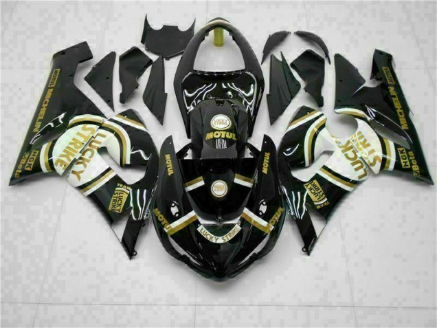 Cheapest 2005-2006 Black Kawasaki ZX6R Motorcylce Fairings