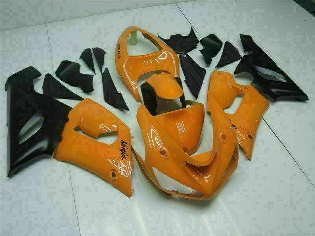 Cheapest 2005-2006 Orange Kawasaki ZX6R Bike Fairing