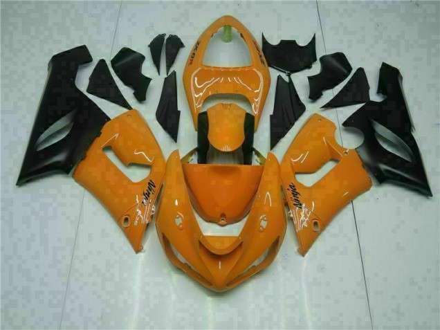 Cheapest 2005-2006 Orange Kawasaki ZX6R Bike Fairing