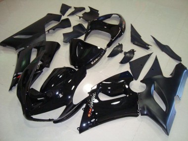 Cheapest 2005-2006 Black Kawasaki ZX6R Motorcyle Fairings