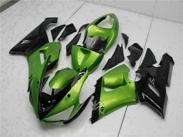 Cheapest 2005-2006 Green Kawasaki ZX6R Motorcycle Bodywork