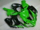 Cheapest 2005-2006 Green White Black Kawasaki ZX6R Motorcyle Fairings