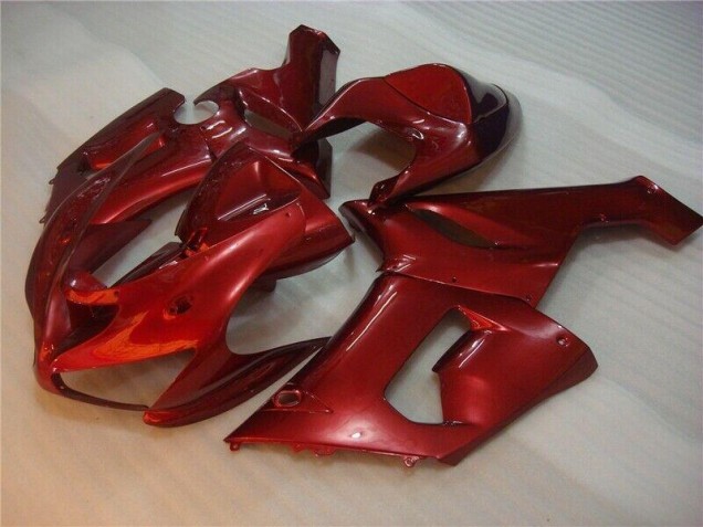 Cheapest 2005-2006 Red Kawasaki ZX6R Bike Fairing