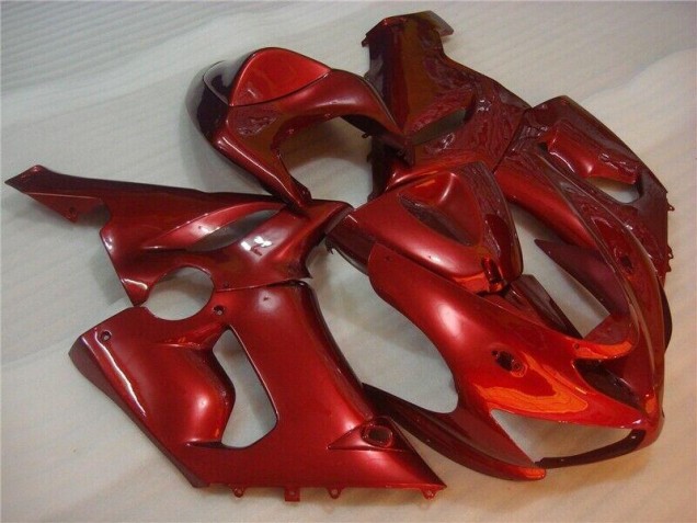 Cheapest 2005-2006 Red Kawasaki ZX6R Bike Fairing