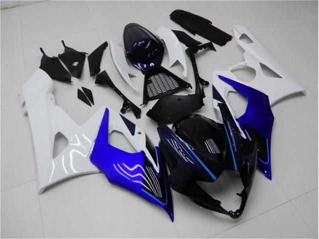 Cheapest 2005-2006 Blue White Suzuki GSXR 1000 Motorcycle Fairing Kits
