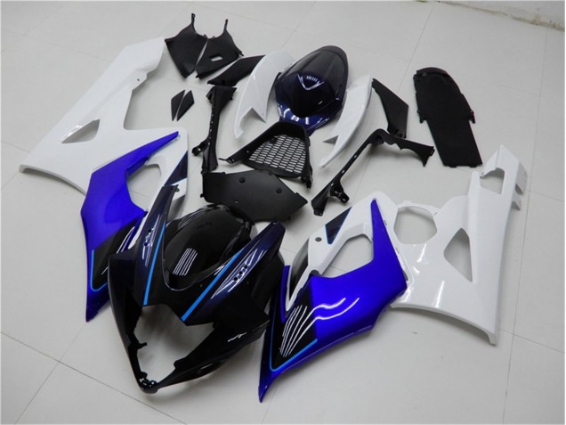 Cheapest 2005-2006 Blue White Suzuki GSXR 1000 Motorcycle Fairing Kits