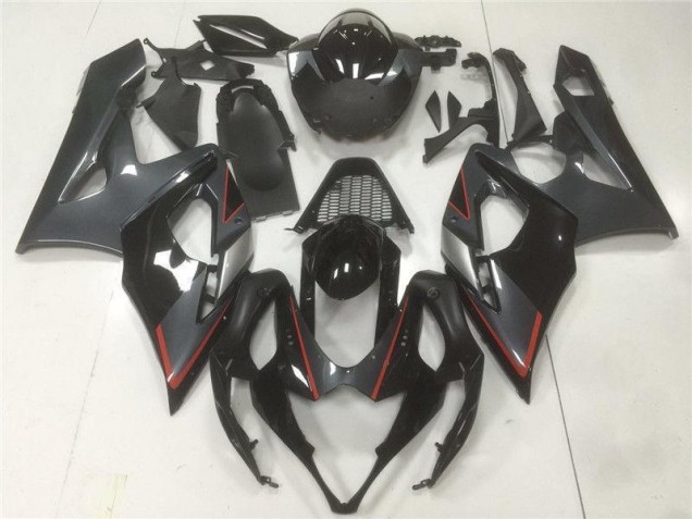Cheapest 2005-2006 Black Grey Suzuki GSXR 1000 Moto Fairings