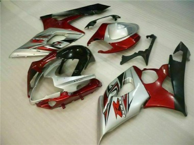 Cheapest 2005-2006 Red White Suzuki GSXR 1000 Bike Fairings