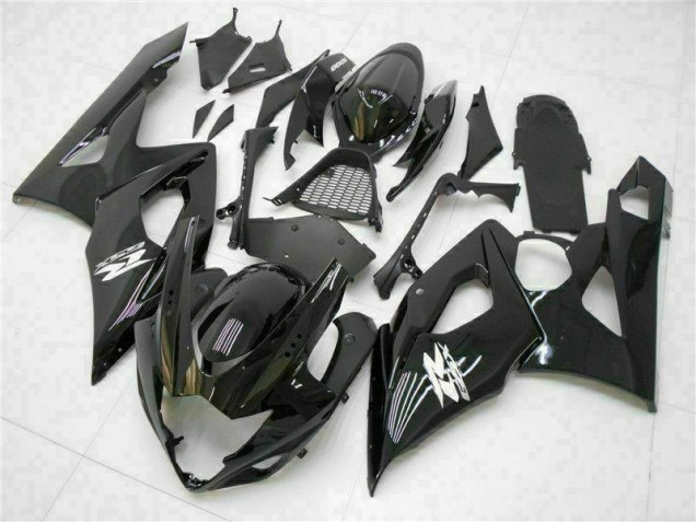 Cheapest 2005-2006 Glossy Black Suzuki GSXR 1000 Motor Fairings