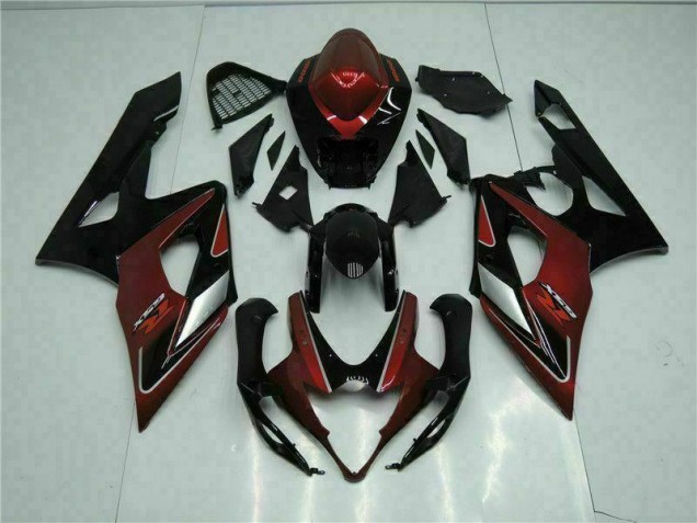 Cheapest 2005-2006 Red Black Suzuki GSXR 1000 Motorbike Fairings