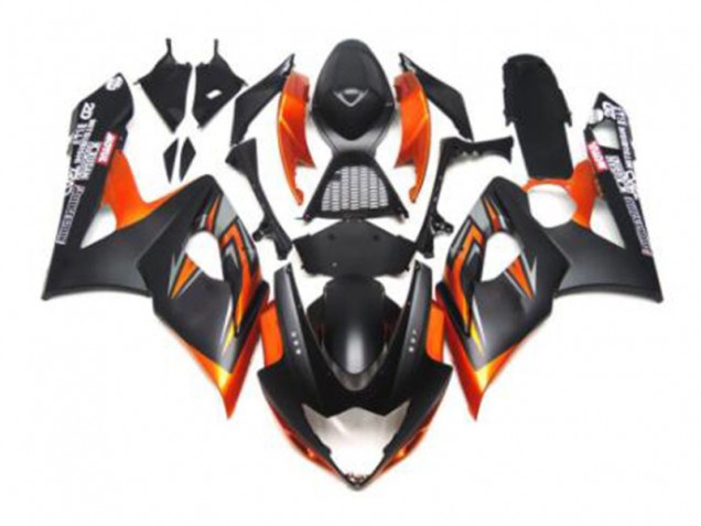 Cheapest 2005-2006 Black Orange Suzuki GSXR 1000 Motorbike Fairing