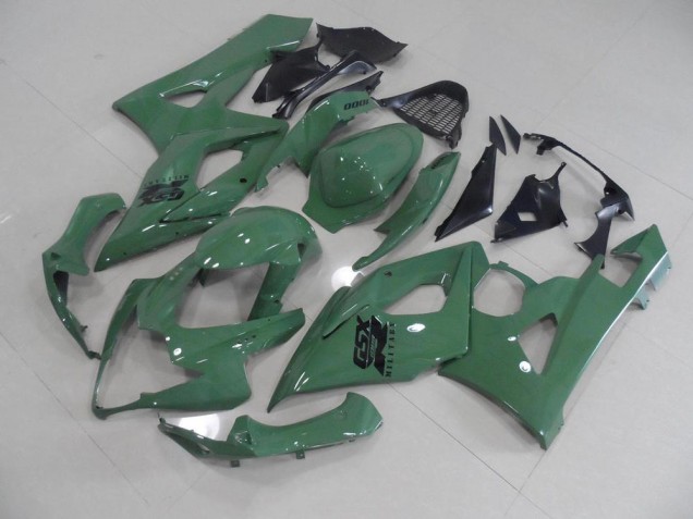 Cheapest 2005-2006 Glossy Army Green Suzuki GSXR 1000 Motorcycle Fairing