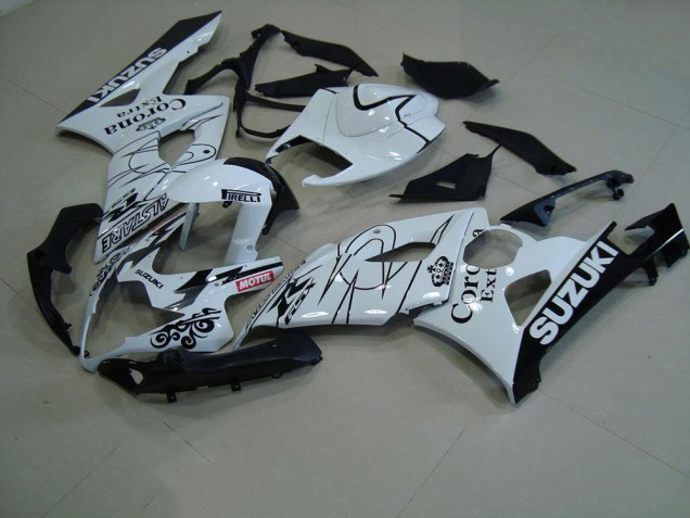 Cheapest 2005-2006 White Corona Suzuki GSXR 1000 Motorcycle Replacement Fairings