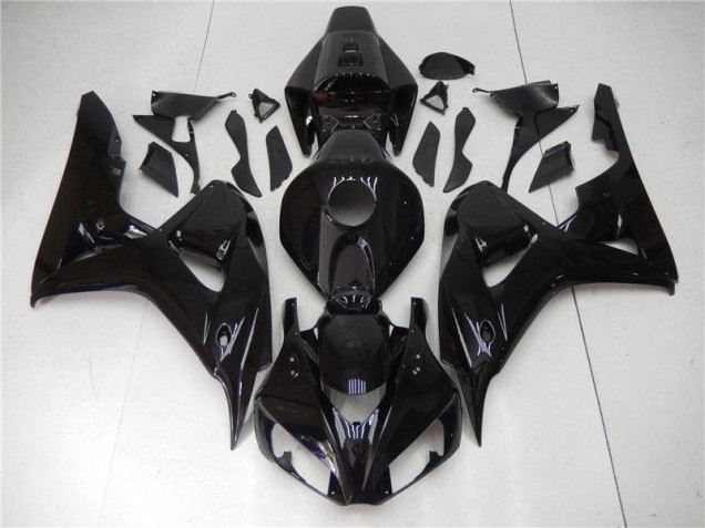 Cheapest 2006-2007 Glossy Black Honda CBR1000RR Motor Bike Fairings