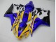 Cheapest 2006-2007 Yellow Blue Honda CBR1000RR Replacement Motorcycle Fairings