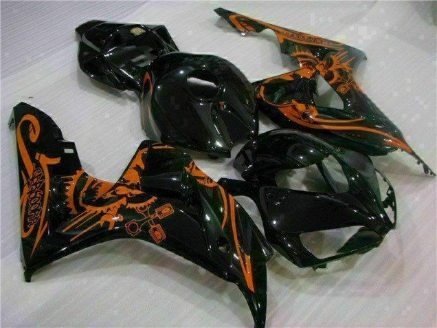 Cheapest 2006-2007 Brown Black Honda CBR1000RR Motorbike Fairing Kits Cheapest 2006-2007 Brown Black Honda CBR1000RR Motorbike Fairing Kits