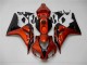 Cheapest 2006-2007 Orange Black Honda CBR1000RR Motorcycle Fairings Kit