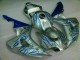 Cheapest 2006-2007 Blue Flame Silver Honda CBR1000RR Motorcycle Fairing Kits