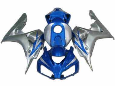 Cheapest 2006-2007 Blue Silver Honda CBR1000RR Motorcycle Fairings Kits