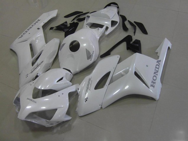 Cheapest 2006-2007 White with Silver Decals Honda CBR1000RR Bike Fairings
