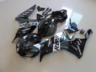 Cheapest 2006-2007 Grey Black Repsol Honda CBR1000RR Motorbike Fairing Kits