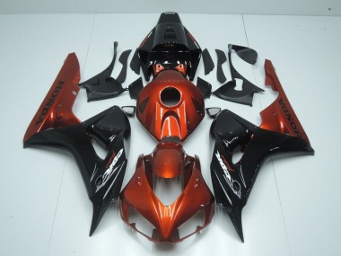 Cheapest 2006-2007 Orange and Black Honda CBR1000RR Motorcycle Fairing
