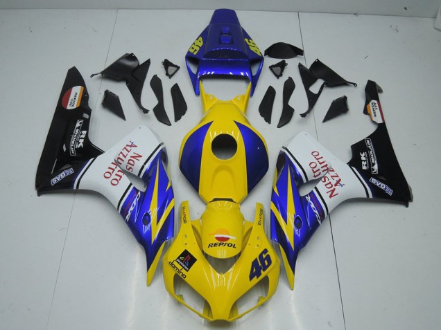 Cheapest 2006-2007 Yellow Nastro Honda CBR1000RR Motorcycle Fairings Kit