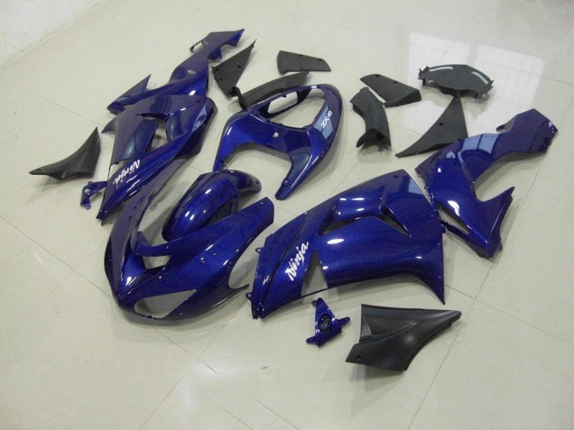 Cheapest 2006-2007 Dark Blue Kawasaki ZX10R Replacement Fairings
